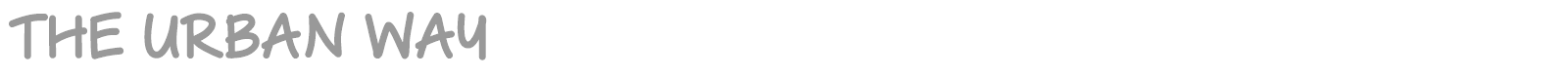 The Urban Way font preview